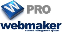 WebMaker PRO ideal for professional websites